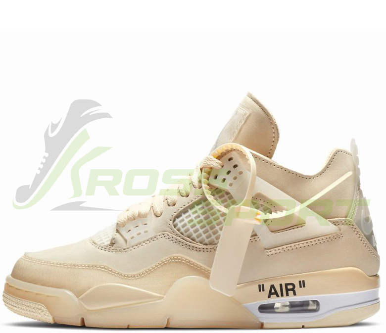  Nike Air Jordan 4 Retro Off-White "Sail"