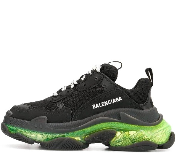  Balenciaga Triple S Black\Green