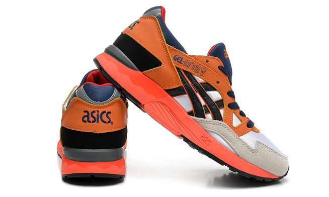 Asics Gel Lyte 5 серые с оранжевым (35-39)
